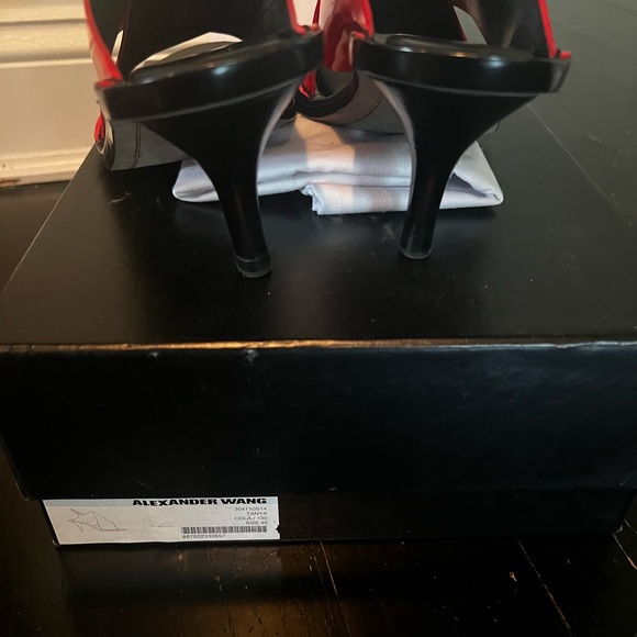 Bright Red Alexander Wang Sandals - Picture 3 of 7